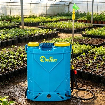 Knapsack elektrinis purkštuvas